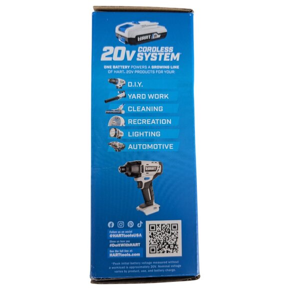 HART 20-Volt Cordless Impact Driver (Battery Not Included), Gen 2 - Picture 11 of 12